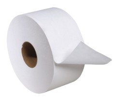 Set 12 role hartie igienica alba, Mini Jumbo, hartie igienica 2 straturi, 300 gr/rola