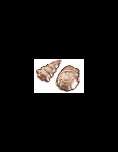 2 piese Christmas baking form set, rose goldBH/6948 Berlinger - produs de calitate si ieftin