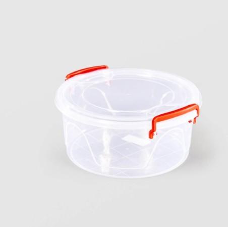 Cutie alimente rotunda Maya, cu maner si capac, Sterk, 1.2 Litri