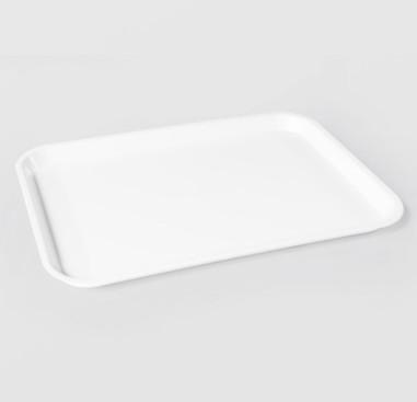 Tava autoservire mare, din plastic, Sterk, 51X37X3cm, alb