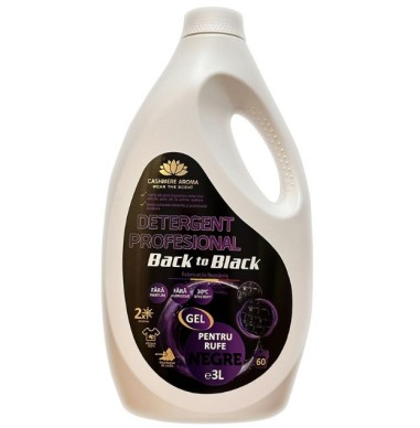 Detergent profesional pentru rufe negre, Back to Black, 3L, Cashmere Aroma