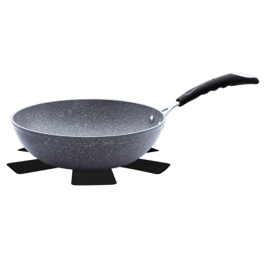 Wok pentru gatit 28 cm, Gray Stone Touch Line, Berlinger Haus, BH 1159