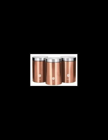 3 piese canister set, rose goldBH/1605 Berlinger - produs de calitate si ieftin