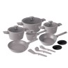 Set de 15 piese oale, cratite si tigai, accesorii BerlingerHaus, Taupe Collection, BH/8111