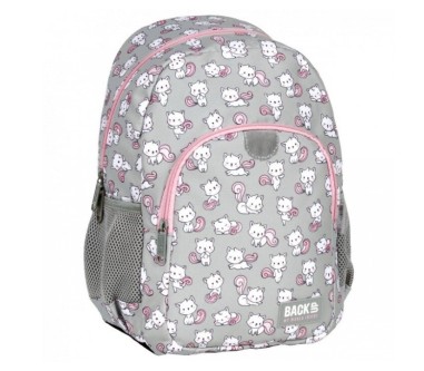 Ghiozdan pentru fetite, Backup, Impermeabil, Pisicute cute, cu 2 compartimente, PLB6T26, 34x26x14cm