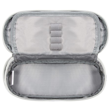 Penar oval Backup, crem cu inscriptii, 23x9x5cm, PB6A18