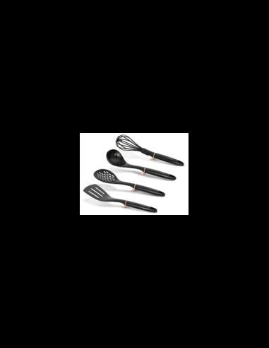 4 piese kitchen tool set, black- rose goldBH/6208N Berlinger - produs de calitate si ieftin