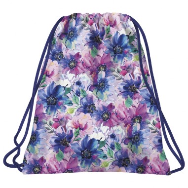 Sac sport pentru pantofi, BACKUP, 41 x 35 cm, Multicolor, Flowers WOB5A07