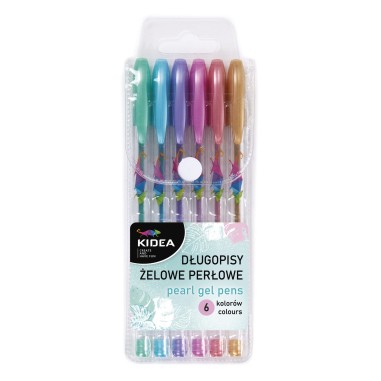 Set 6 pixuri cu gel, Derform, Multicolor, Pearl DZP6KA