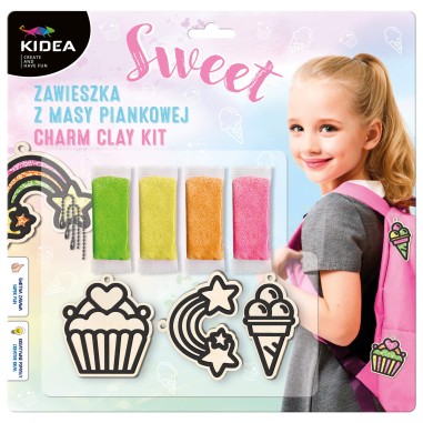 Set creativ, pandantive Brelocuri Sweet Kidea, multicolor, 250x245x20cm, ZMPSKA