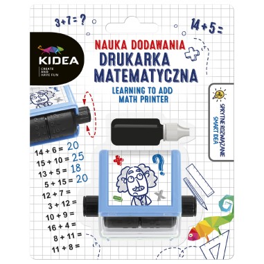 Stampila pentru invatare matematica, Kidea, 15cm x 12cm x 3cm, NDDMKA