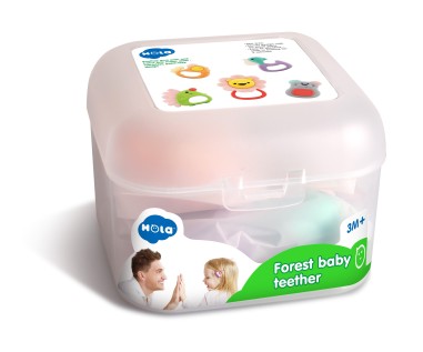 SET 5 JUCARII PENTRU DENTITIE IN CUTIE FOREST BABY