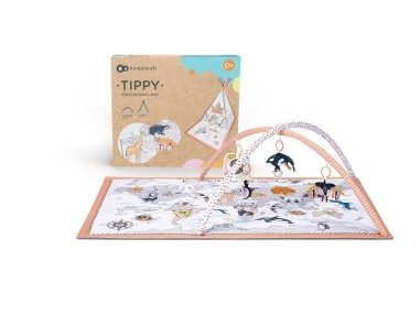 SALTEA EDUCATIVA KINDERKRAFT TIPPY, 3 IN 1