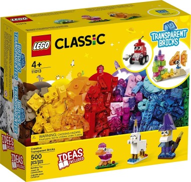 LEGO CLASSIC CARAMIZI TRANSPARENTE CREATIVE 11013