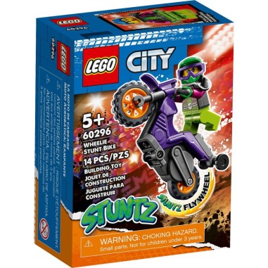 LEGO CITY MOTOCICLETA DE CASCADORIE WEELIE 60296