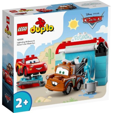 LEGO DUPLO DISTRACTIE LA SPALATORIE CU FULGER MCQUEEN SI MATER 10996