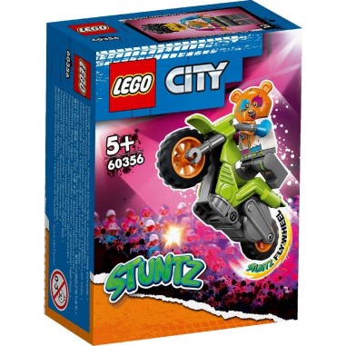 LEGO CITY STUNTZ MOTOCICLETA DE CASCADORIE CU URS 60356