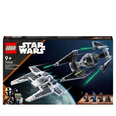 LEGO STAR WARS FING FIGHTER MANDALORIAN VS TIE INTERCEPTOR 75348