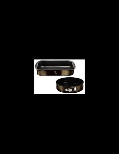 2 piese baking form set, shiny blackLP-KL-119P Berlinger - produs de calitate si ieftin