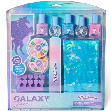 MARTINELIA GALAXY DREAMS SET INGRIJIRE UNGHII SI GEANTA COSMETICA