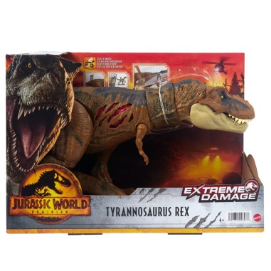 JURASSIC WORLD EXTREME DAMAGE DINOZAUR TYRANNOSAURUS REX