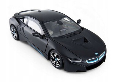 MASINUTA METALICA BMW I8 NEGRU SCARA 1 LA 24