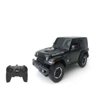 MASINA CU TELECOMANDA JEEP WRANGLER JL NEGRU SCARA 1 LA 24