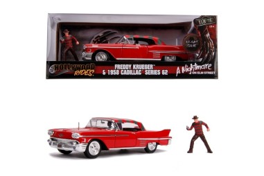 MACHETA METALICA FREDDY KRUEGER 1958 CADILLAC MODEL 62 SCARA 1 LA 24