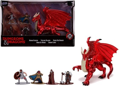 SET 5 NANO FIGURINE DIN METAL DUNGEONS DRAGONS 4 CM