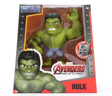 MARVEL FIGURINA METALICA HULK 15 CM