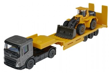 MAJORETTE TRANSPORTOR VOLVO TRAILER DIN METAL