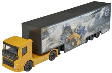 MAJORETTE TRANSPORTOR VOLVO TIR DIN METAL