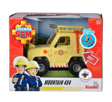 POMPIERUL SAM JEEP DE SALVARE CU FIGURINA SAM