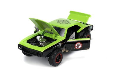 JADA MASINUTA METALICA TESTOASELE NINJA RAPHAEL CHEVY CAMARO 1:24