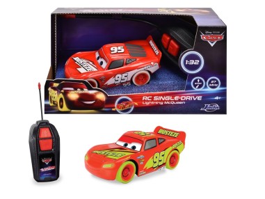 JADA MASINUTA RC FULGER MCQUEEN GLOW RACER SCARA 1:32