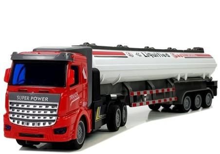 Camion de jucarie RC, cu telecomanda si remorca cisterna, 1:48, 9079  - produs de calitate si ieftin