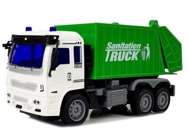 Vehicul de jucarie RC, cu telecomanda, masina de gunoi, 1:30, 9084  - produs de calitate si ieftin