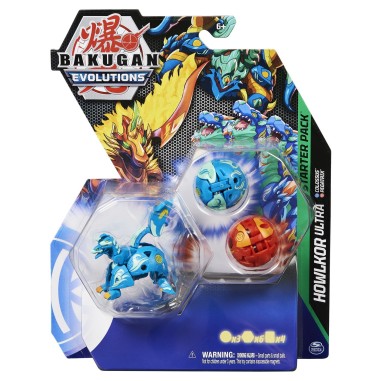 BAKUGAN S4 PACHET STARTER HOWLKOR ULTRA, COLOSSUS SI PEGATRIX