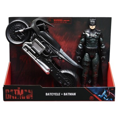 BATMAN FILM MOTOCICLETA LUI BATMAN SI FIGURINA BATMAN 30CM