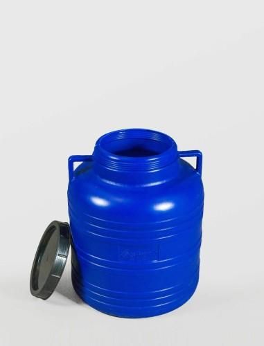 Bidon 60 litri, cu capac prin infiletare si manere, Sterk, Plastic Albastru - Sterk produs de vanzare-poza- 1