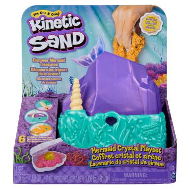 KINETIC SAND SET MERMAID CRYSTAL