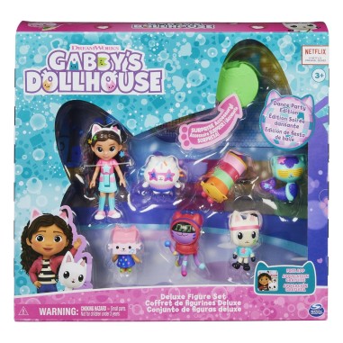 GABBYS DOLLHOUSE SET 7 FIGURINE DE LUX