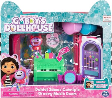 GABBYS DOLLHOUSE SET CAMERA DE MUZICA