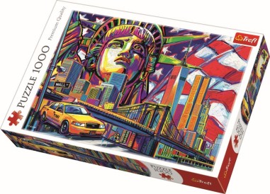 PUZZLE TREFL 1000 NEW YORK IN CULORI