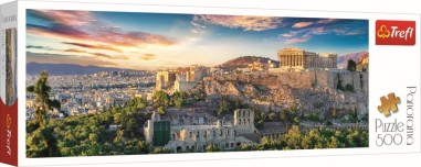 PUZZLE TREFL 500 PANORAMA ACROPOLIS ATENA