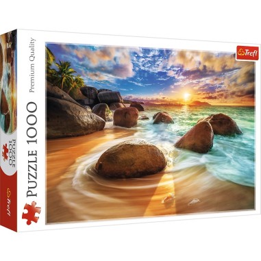 PUZZLE TREFL 1000 PLAJA SAMUDRA INDIA