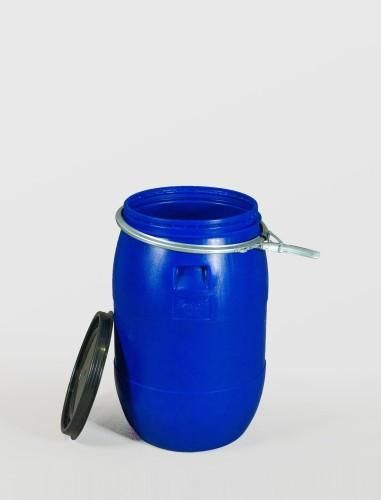 Bidon 85 litri, cu cerc metalic, Sterk, Plastic Albastru - Sterk produs de vanzare-poza- 1