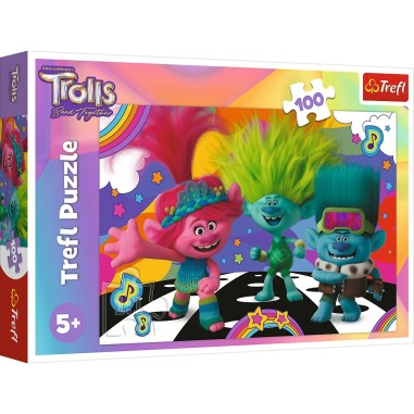 PUZZLE TREFL 100 TROLLS MINUNATA LUME A TROLILOR