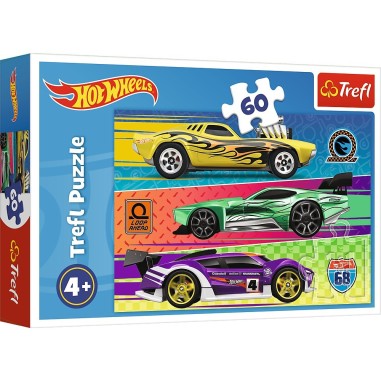 PUZZLE TREFL 60 HOT WHEELS CURSA