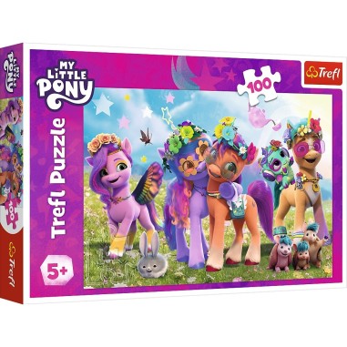 PUZZLE TREFL 100 MY LITTLE PONY PONEII AMUZANTI